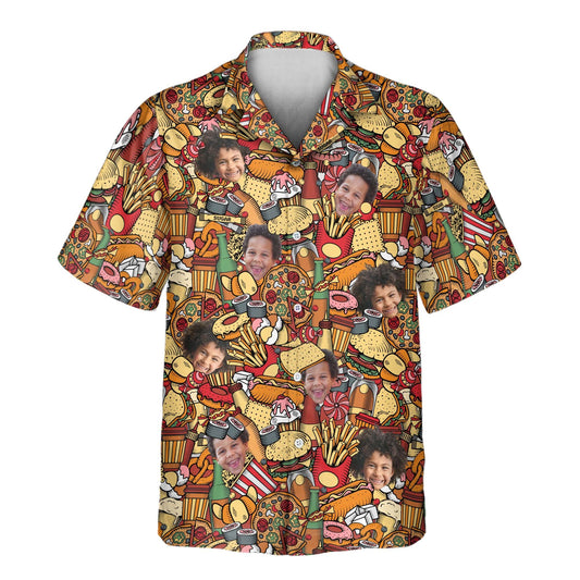Fast Food Party | Aloha Custom Hawaiian Shirts with Faces or Logos