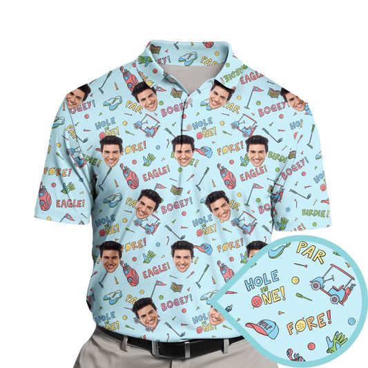 Golf Fanatic | Funny Golf Shirts with Faces or Logos