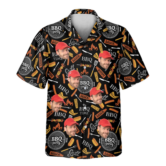 Grill Master | Aloha Custom Hawaiian Shirts with Faces or Logos