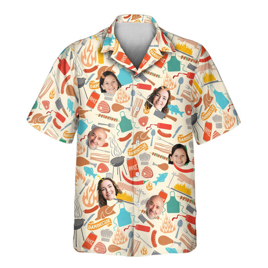 Grill Master Party | Aloha Custom Hawaiian Shirts with Faces or Logos