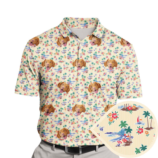 Island Breeze | Funny Golf Shirts with Faces or Logos