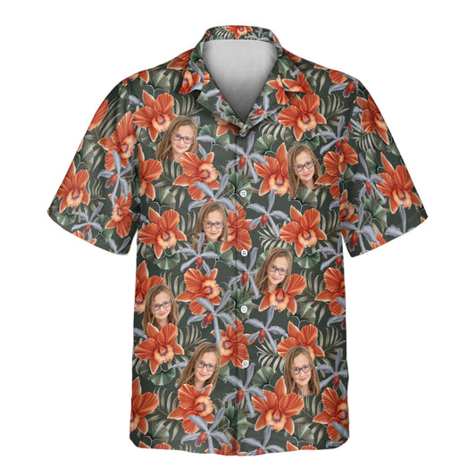 Orchid Isle | Aloha Custom Hawaiian Shirts with Faces or Logos