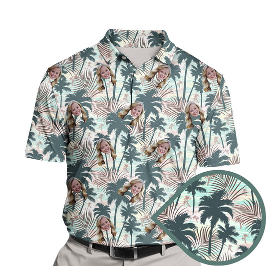 Tropical Paradise | Funny Golf Shirts with Faces or Logos