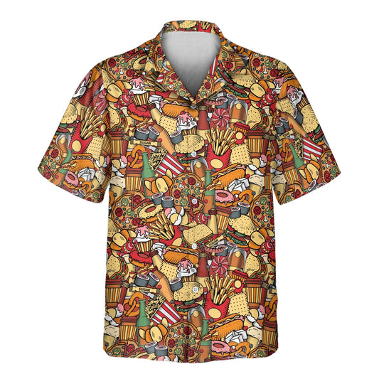 Fast Food Party | Aloha Custom Hawaiian Shirts with Faces or Logos