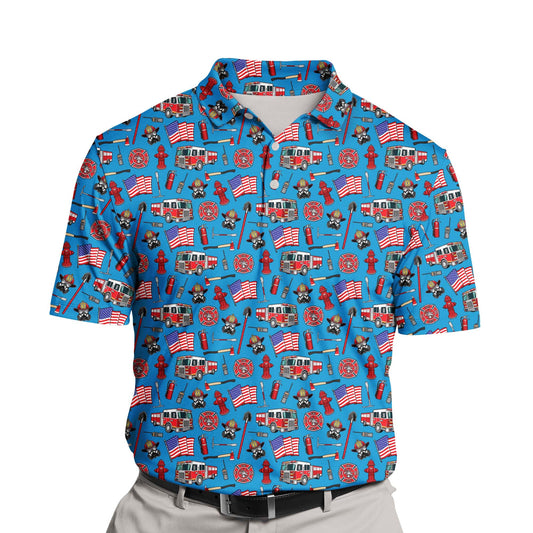 Firehouse | Funny Golf Shirts with Faces or Logos