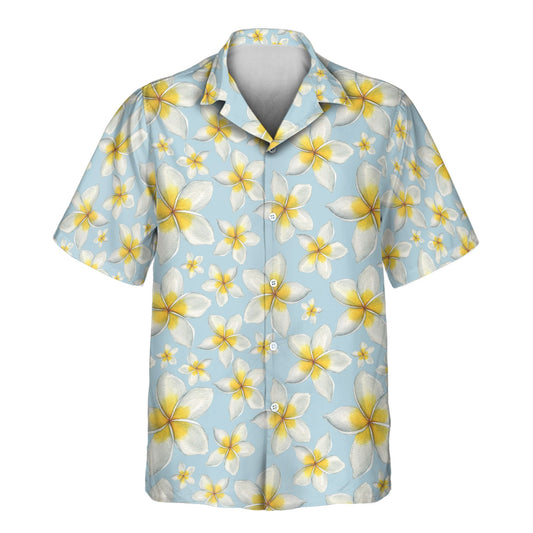 Frangipani Paradise | Aloha Custom Hawaiian Shirts with Faces or Logos