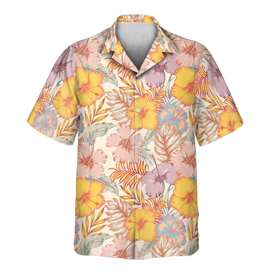 Hibiscus Summer | Aloha Custom Hawaiian Shirts with Faces or Logos