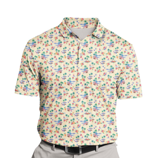 Island Breeze | Funny Golf Shirts with Faces or Logos
