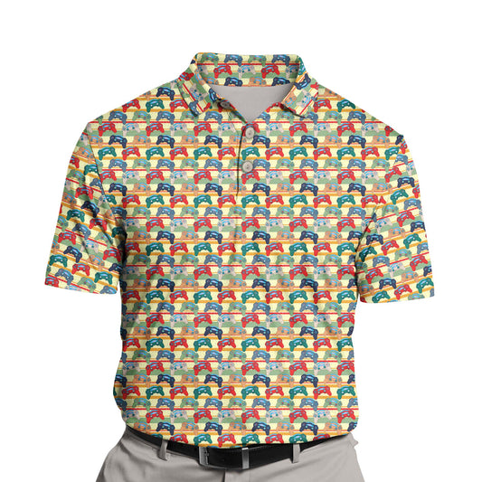 Video Game Controller | Funny Golf Shirts with Faces or Logos