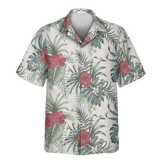Vintage Floral Paradise | Aloha Custom Hawaiian Shirts with Faces or Logos