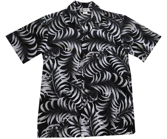 Black Royal Hawaiian Luau Hawaiian Shirt