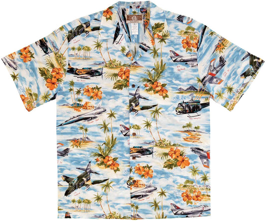 Blue Tropic Air Classics Hawaiian Shirt