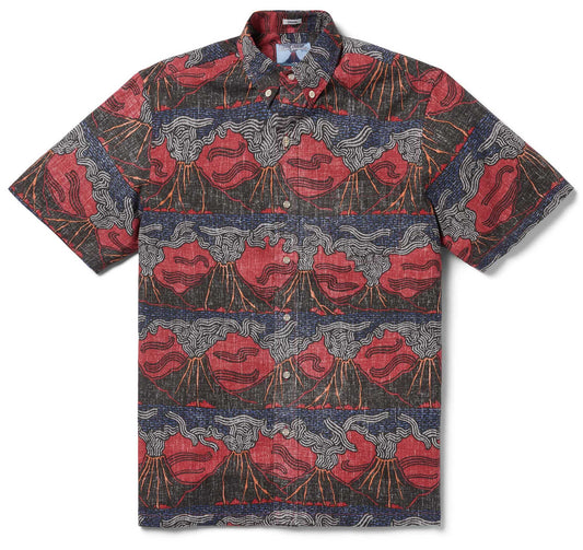 Earth Red Lua Pele Hawaiian Shirt