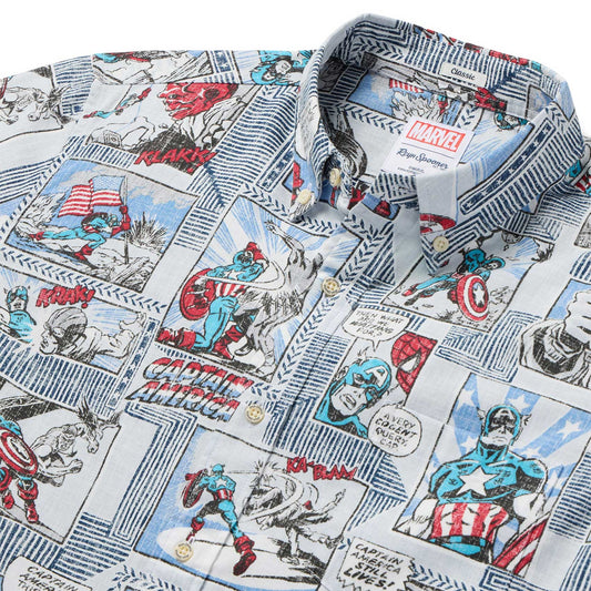 Arctic Ice Marvel Captain America Hawaiian Shirt