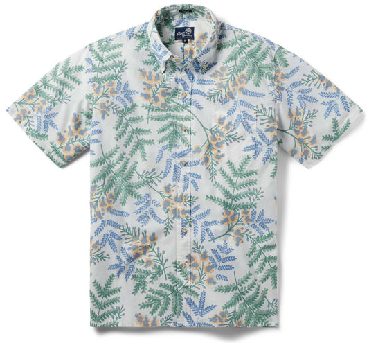 White Ohai Ali'i Hawaiian Shirt