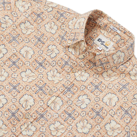 Toast Pua Patchwork Hawaiian Shirt