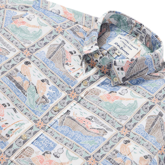Grey Sashimi Maru Hawaiian Shirt