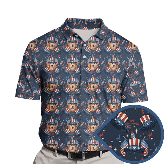 Patriot Swing | Funny Golf Shirts with Faces or Logos