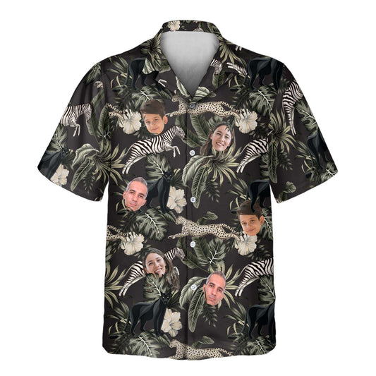 Running Wildlife Animal | Aloha Custom Hawaiian Shirts with Faces or Logos