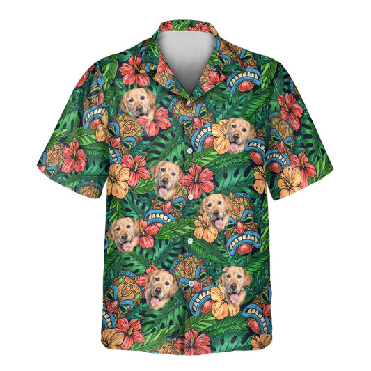 Tiki Paradise Warrior | Aloha Custom Hawaiian Shirts with Faces or Logos
