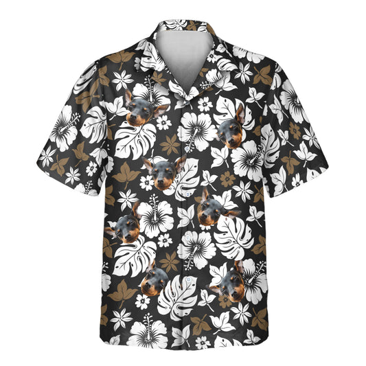 Tropical Hibiscus Flower | Aloha Custom Hawaiian Shirts with Faces or Logos