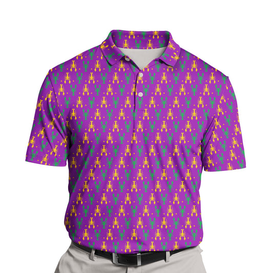 Mardi Gras Carnival | Funny Golf Shirts with Faces or Logos