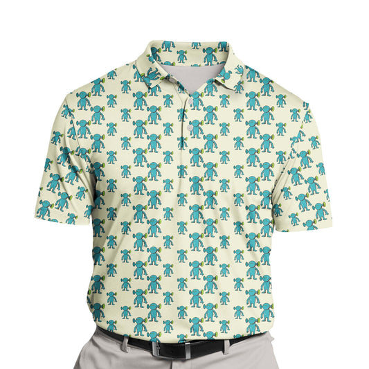 Eared Alien | Funny Golf Shirts with Faces or Logos
