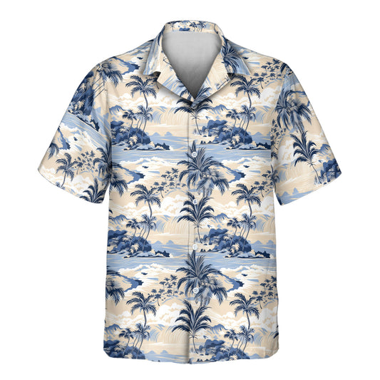 Nostalgic Tropical Paradise | Aloha Custom Hawaiian Shirts with Faces or Logos