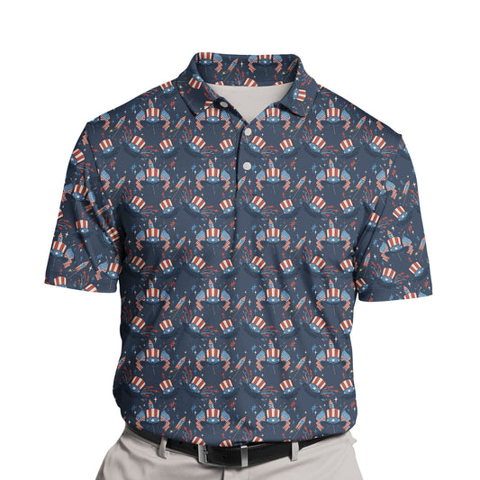 Patriot Swing | Funny Golf Shirts with Faces or Logos