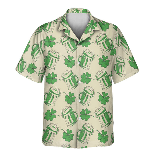 Shamrock Celebration | Aloha Custom Hawaiian Shirts with Faces or Logos