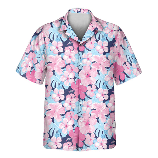 Tropical Floral Escape | Aloha Custom Hawaiian Shirts with Faces or Logos