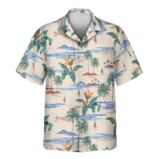 Tropical Island Paradise | Aloha Custom Hawaiian Shirts with Faces or Logos