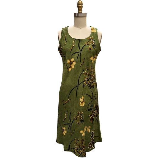 Moss Retro Oasis Tank Dress Hawaiian Shirt